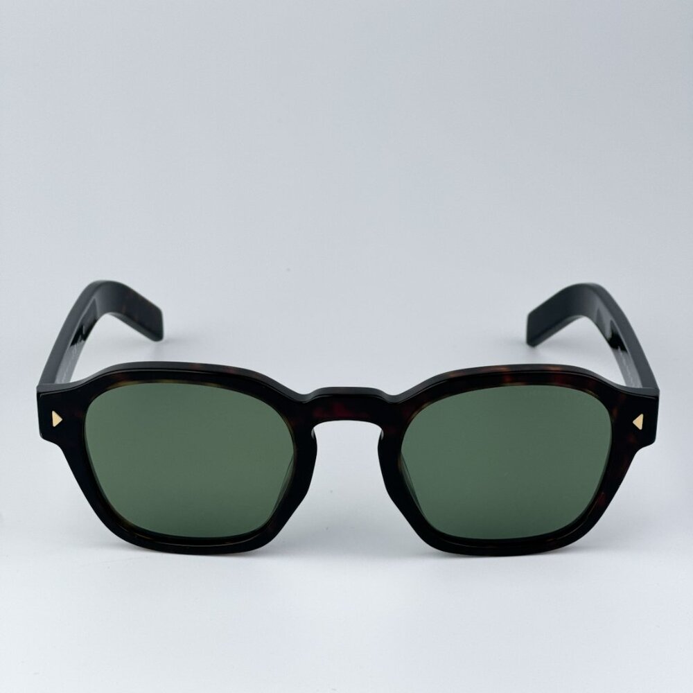 Prada PRA16S 17N20G BRAND NEW Sunglasses Radica Tortoise Polarized Green Phantos - Picture 6 of 13